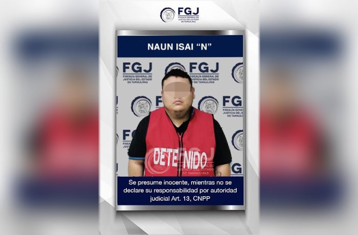 Fiscalía vincula a proceso a Naun Isai N por violación equiparada agravada de menor de edad