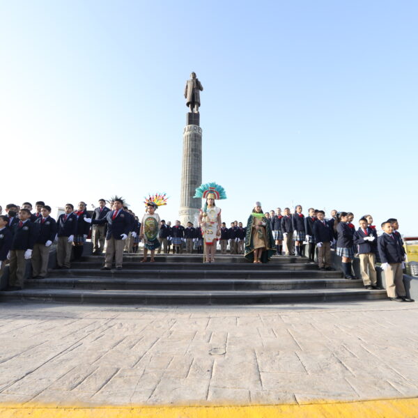 Nuevo Laredo honra el legado de Benito Juárez con emotiva ceremonia cívica