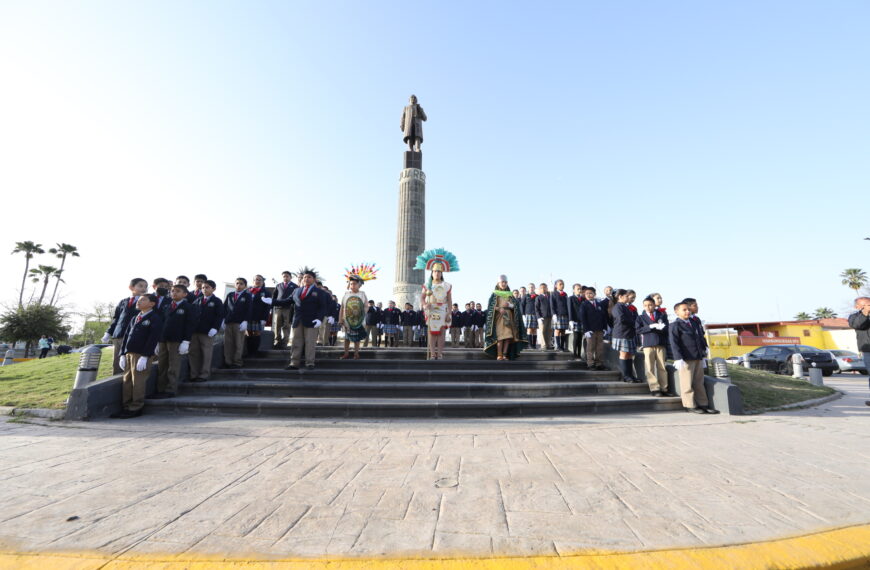 Nuevo Laredo honra el legado de Benito Juárez con emotiva ceremonia cívica