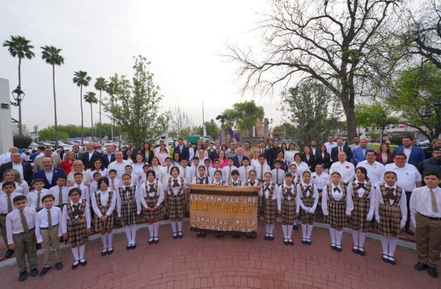 Alcaldesa Carmen Lilia Canturosas y 66 legislatura encabezan gira de trabajo por Nuevo Laredo