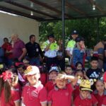 Enseñan seguridad vial a pequeños del Club Sertoma número 3 en Parque Viveros