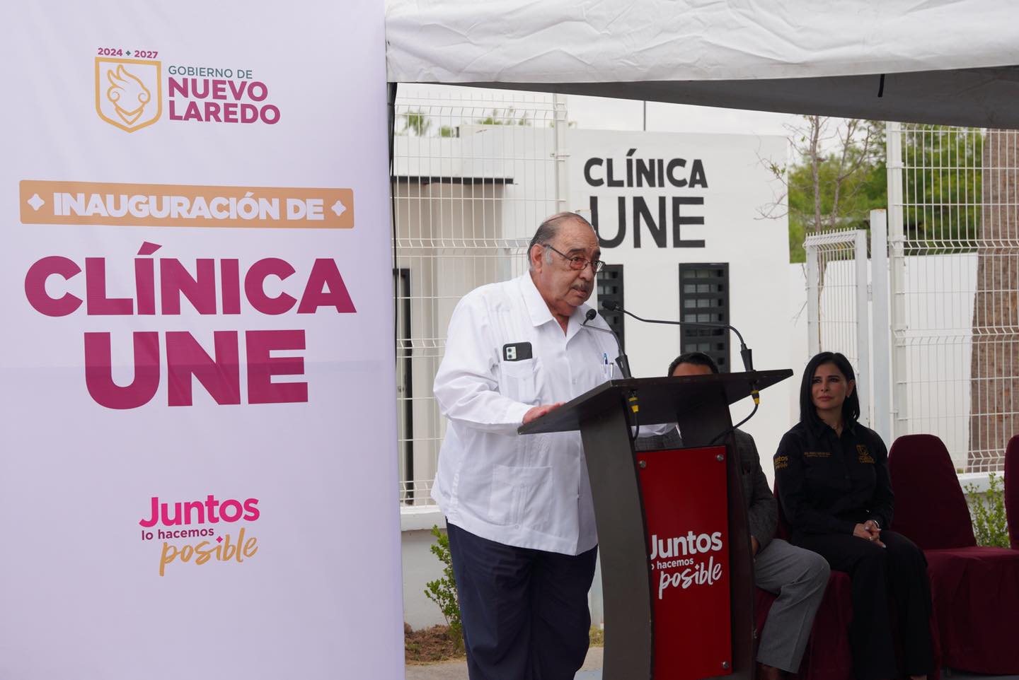 Discurso del Dr Rafael A Lozano en la inauguracin del dispensario UNE