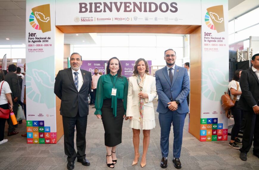 Participa presidenta municipal Carmen Lilia Canturosas en el Foro Nacional de Agenda 2030