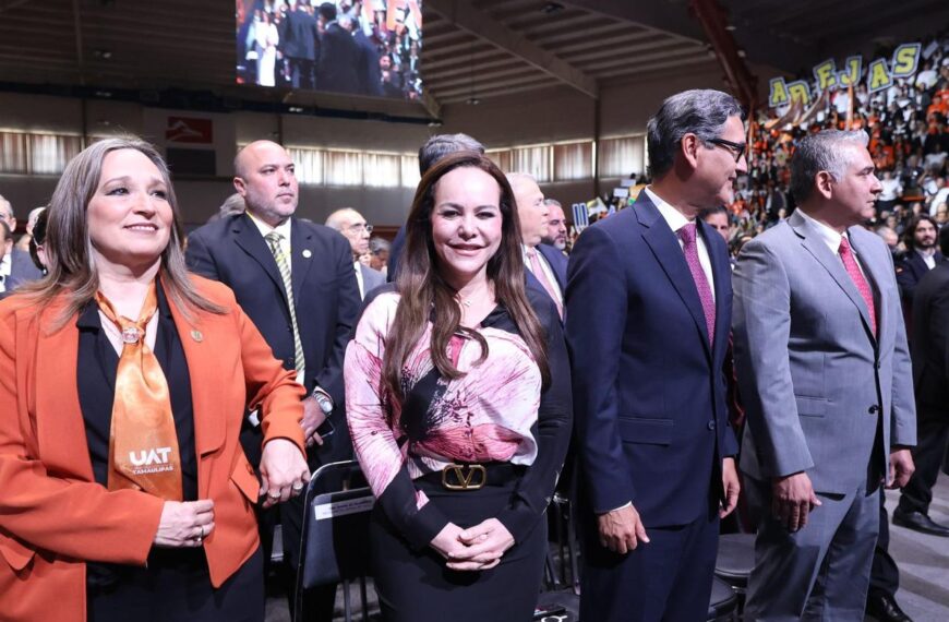 Reconoce Carmen Lilia labor del rector de la UAT en su primer informe de actividades