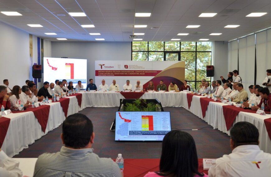 Permanece Nuevo Laredo en semáforo rojo del cuidado del agua por monitoreo de sequía