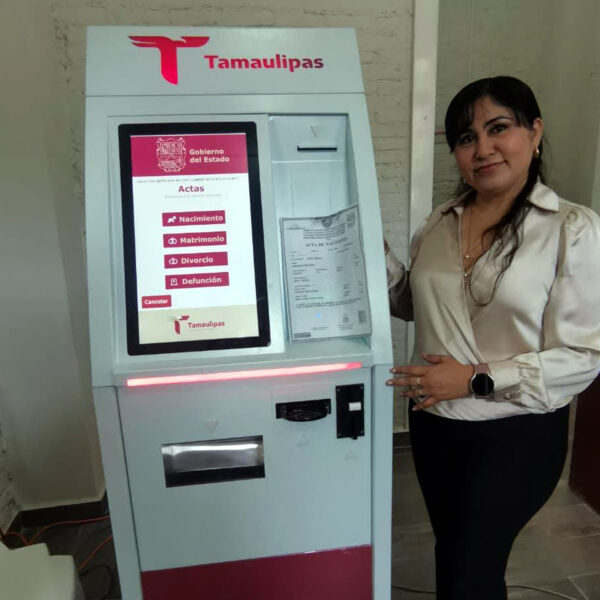 Cajero de actas certificadas en Registro Civil de Nuevo Laredo moderniza trámites oficiales con acceso a documentos de todo el país