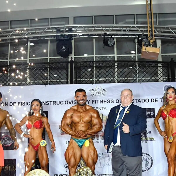 Atletas de Nuevo Laredo en Campeonato Estatal de Fisicoconstructivismo y Fitness 'Mr. y Miss Tamaulipas 2025