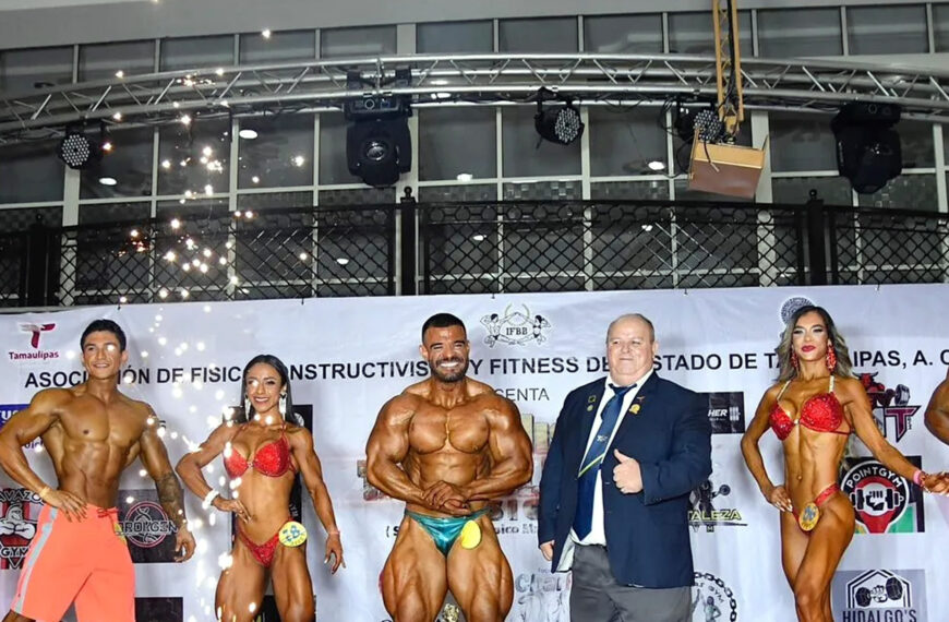 Atletas de Nuevo Laredo en Campeonato Estatal de Fisicoconstructivismo y Fitness 'Mr. y Miss Tamaulipas 2025