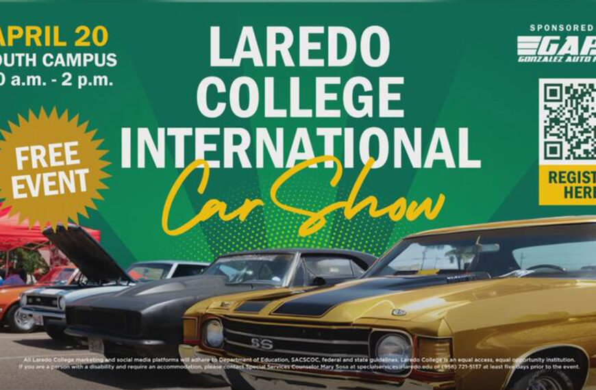 ¡Autos clásicos, papalotes y becas! Laredo College te espera este sábado en su Car Show 2025 – ideal para toda la familia