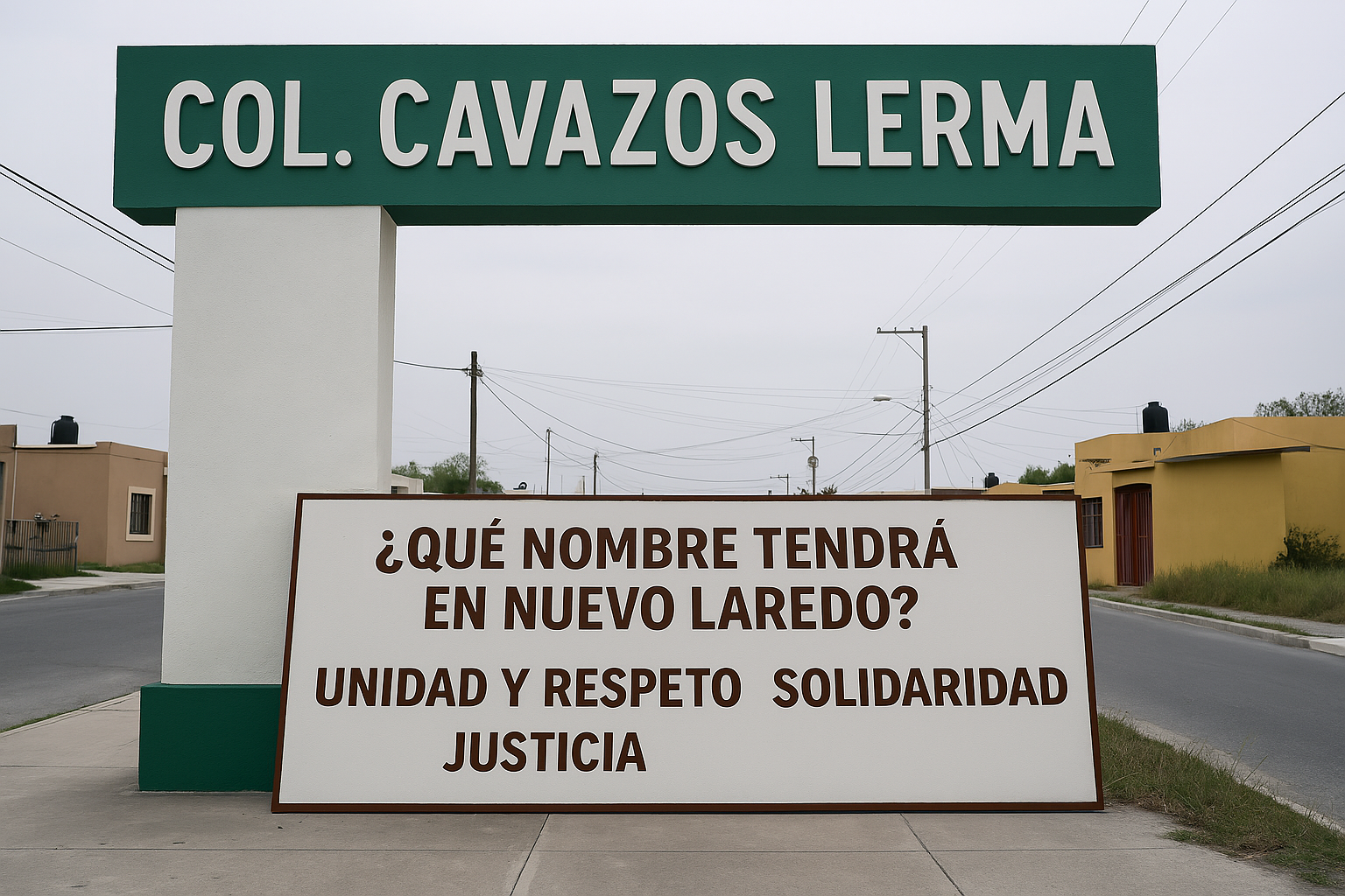 ¿Cambio de nombre a la colonia Cavazos Lerma? Esto es lo que podría pasar en Nuevo Laredo