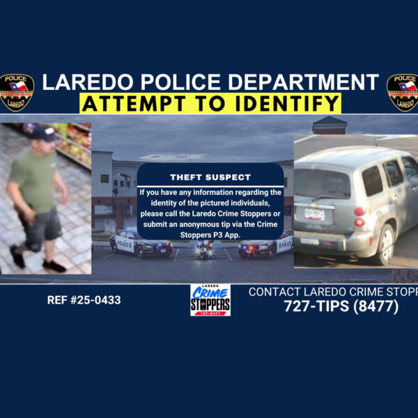 🚨 ¿Lo reconoces? Este hombre es buscado por robo en el centro de Laredo y podría estar en Nuevo Laredo