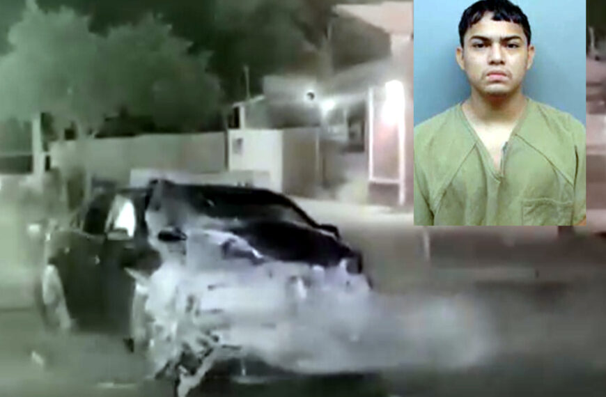 Patrulla Fronteriza en Laredo Texas durante operativo de detención