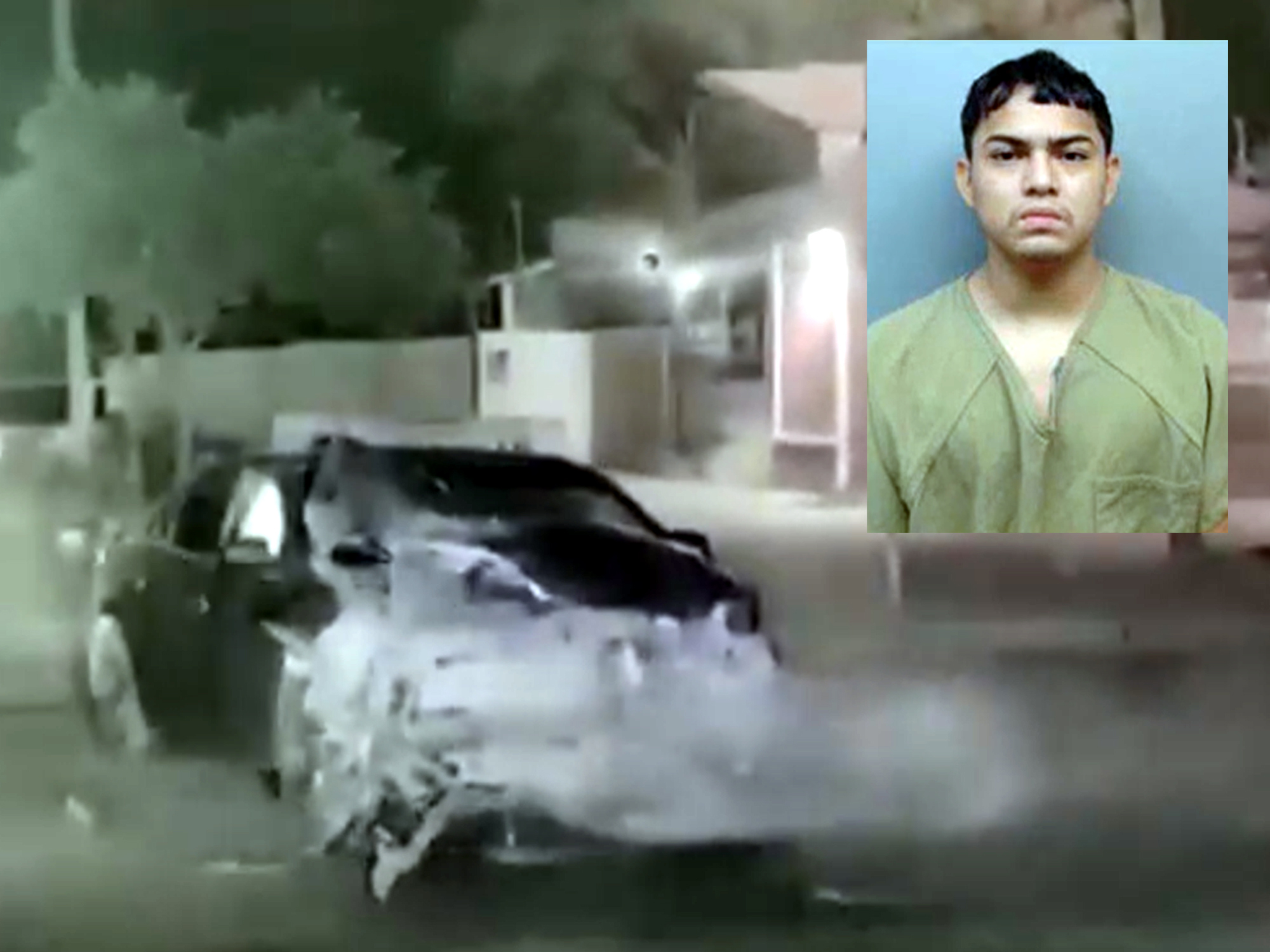 Patrulla Fronteriza en Laredo Texas durante operativo de detención