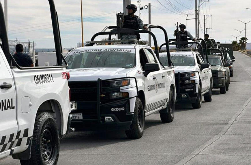 Llegan 240 elementos de la GN a reforzar seguridad en NLD
