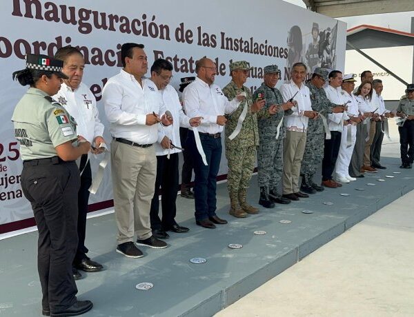 Inauguran gobernador y mandos militares, instalaciones de la Guardia Nacional en Tamaulipas