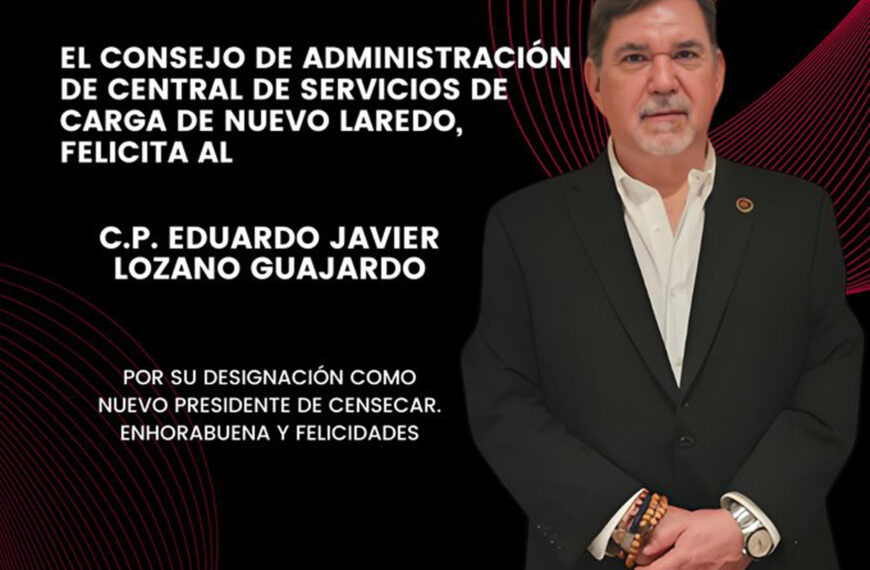 Eduardo Lozano presidente CenSeCar Nuevo Laredo