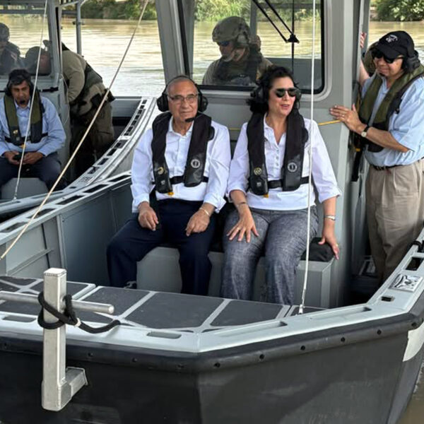 Autoridades recorren el río Bravo donde se plantea dragar y profundizar el cauce
