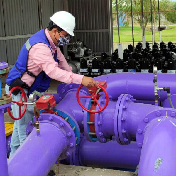 Tuberías de Línea Morada en Nuevo Laredo para agua tratada