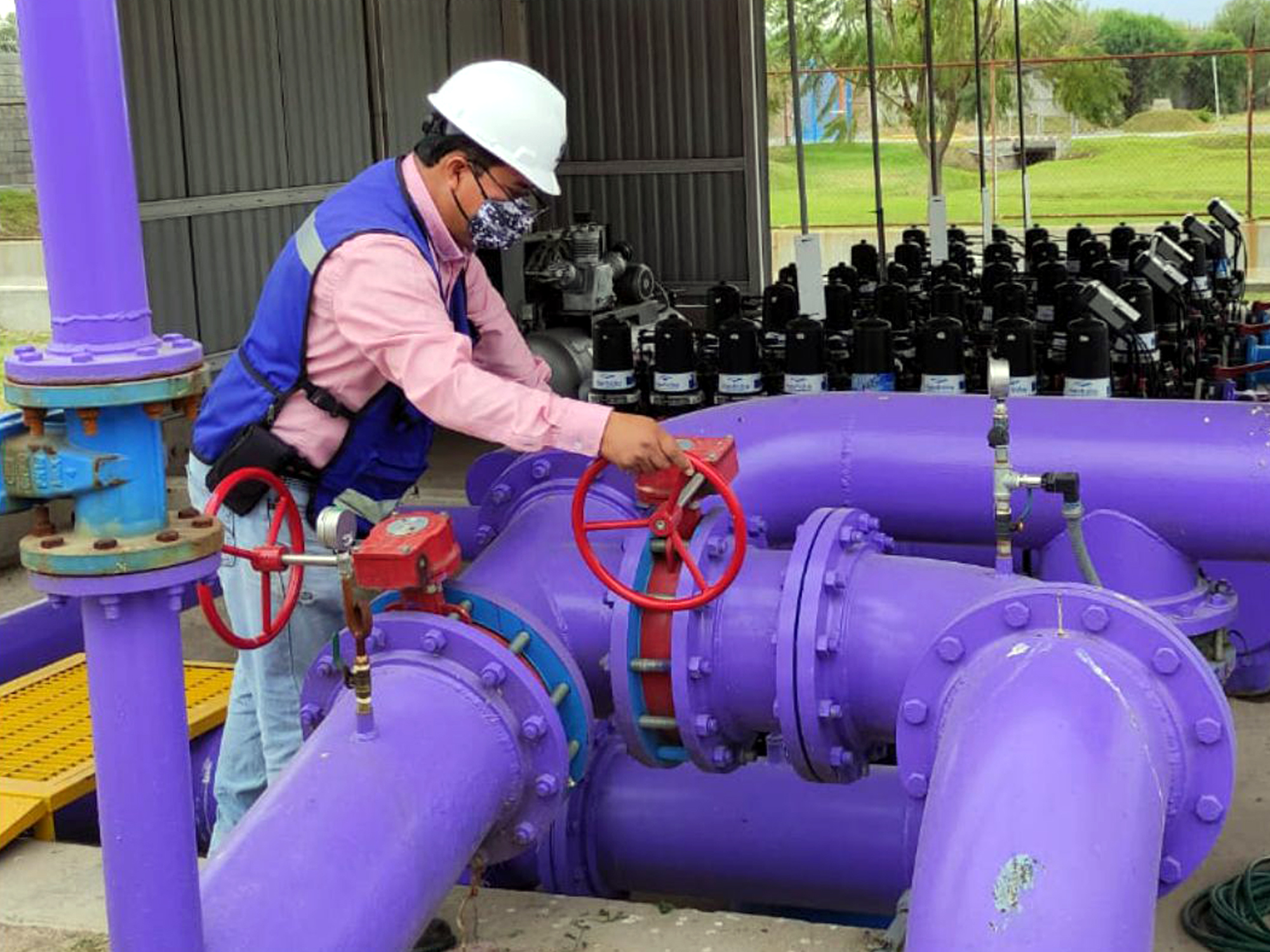 Tuberas de Lnea Morada en Nuevo Laredo para agua tratada