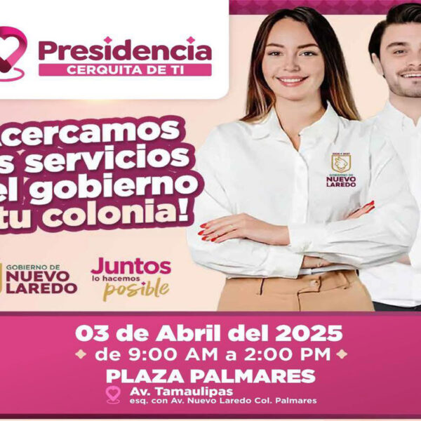 Gobierno municipal lleva más de 120 servicios gratuitos a la colonia Palmares este jueves