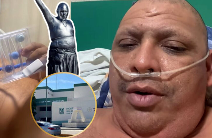 el plateado estatua humana hospitalizado pulmones nuevo laredo