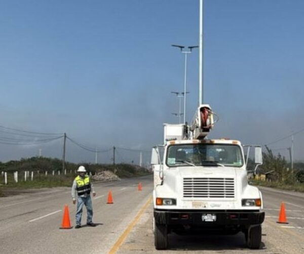 Ilumina gobierno de Américo Villarreal el corredor urbano Luis Donaldo Colosio