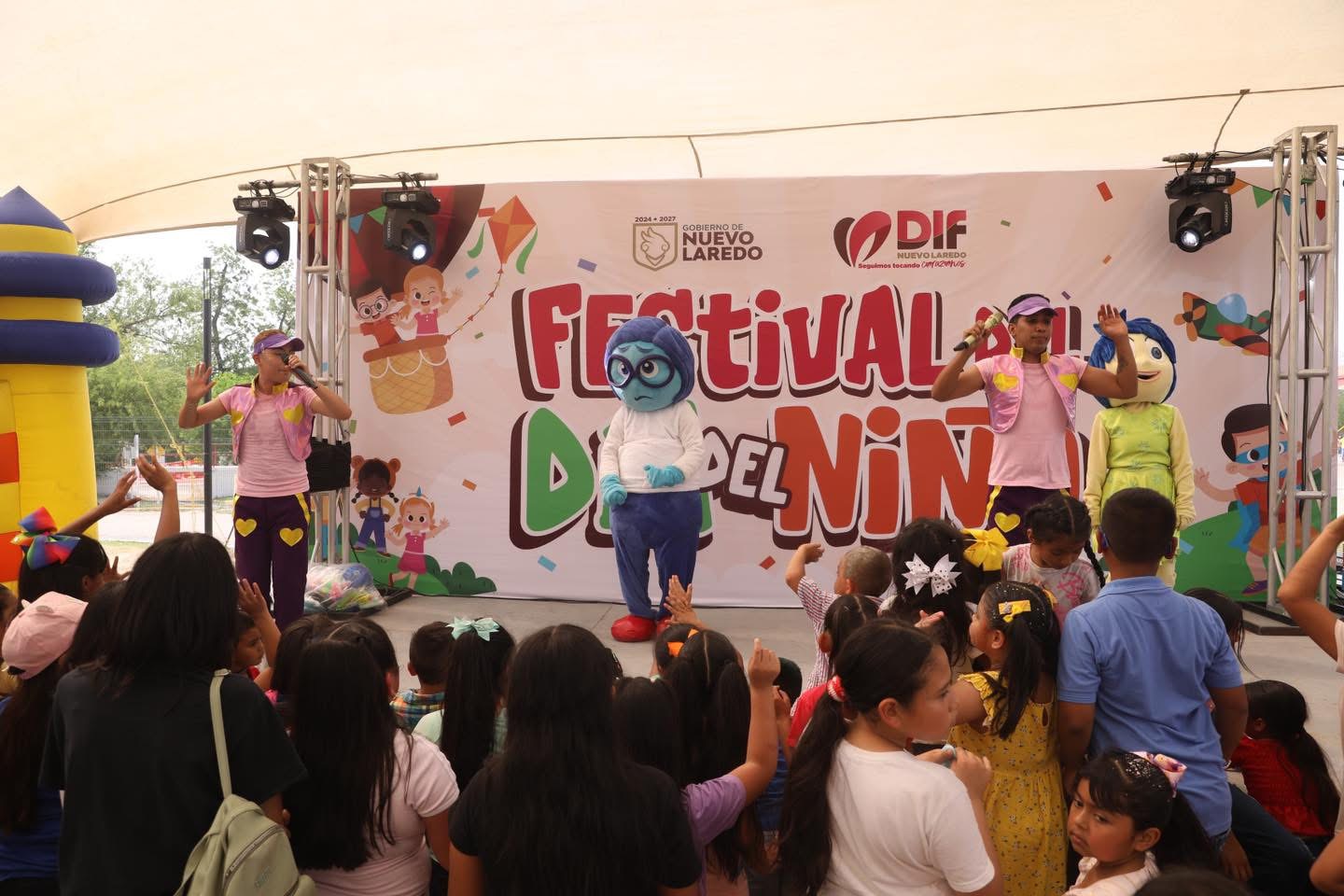 Festival del Da del Nio 2025 en Parque Viveros familias disfrutando actividades gratuitas en Nuevo Laredo