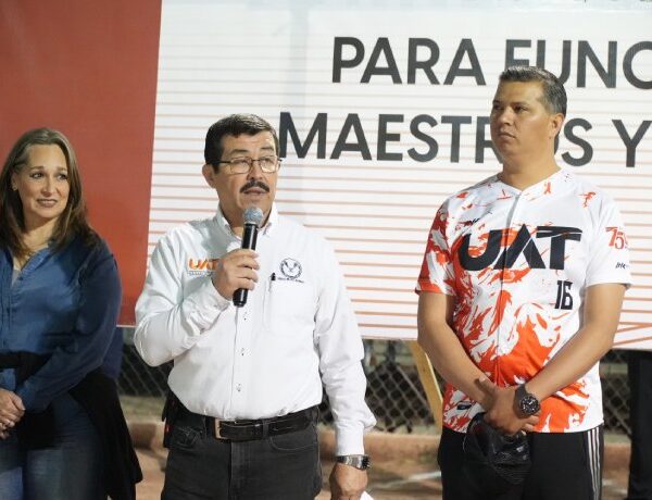 Rector de la UAT inaugura torneos deportivos para docentes y empleados universitarios