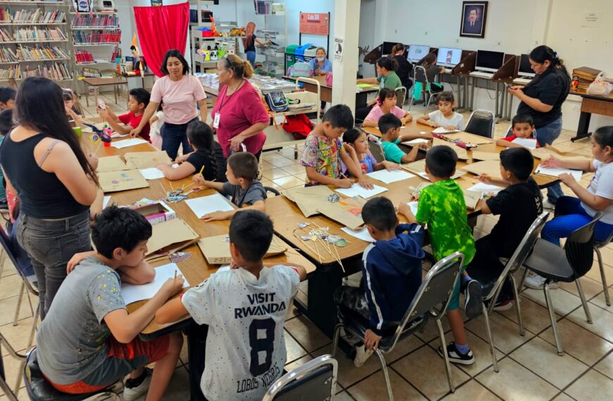 Imagen de actividades en bibliotecas públicas de Nuevo Laredo