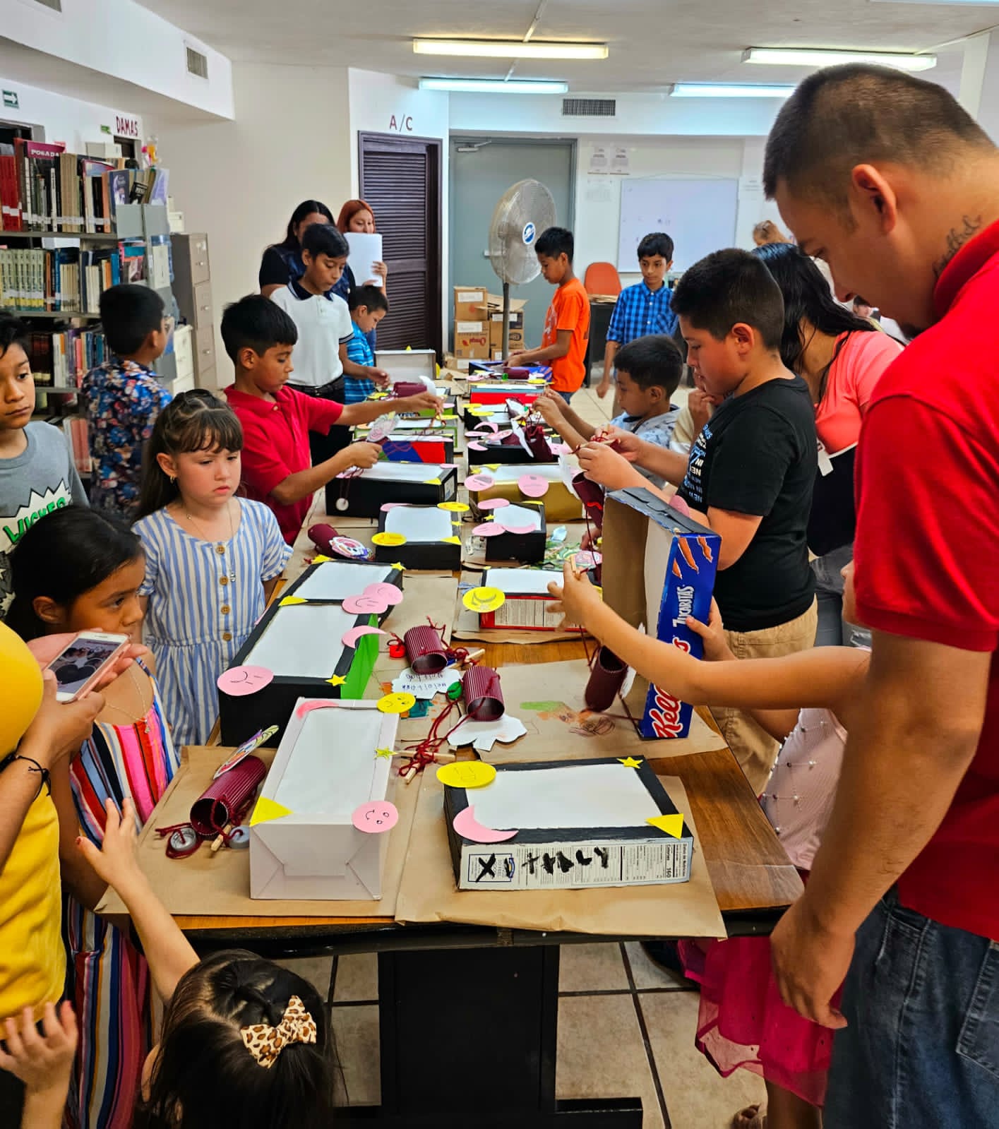 Imagen de actividades en bibliotecas públicas de Nuevo Laredo