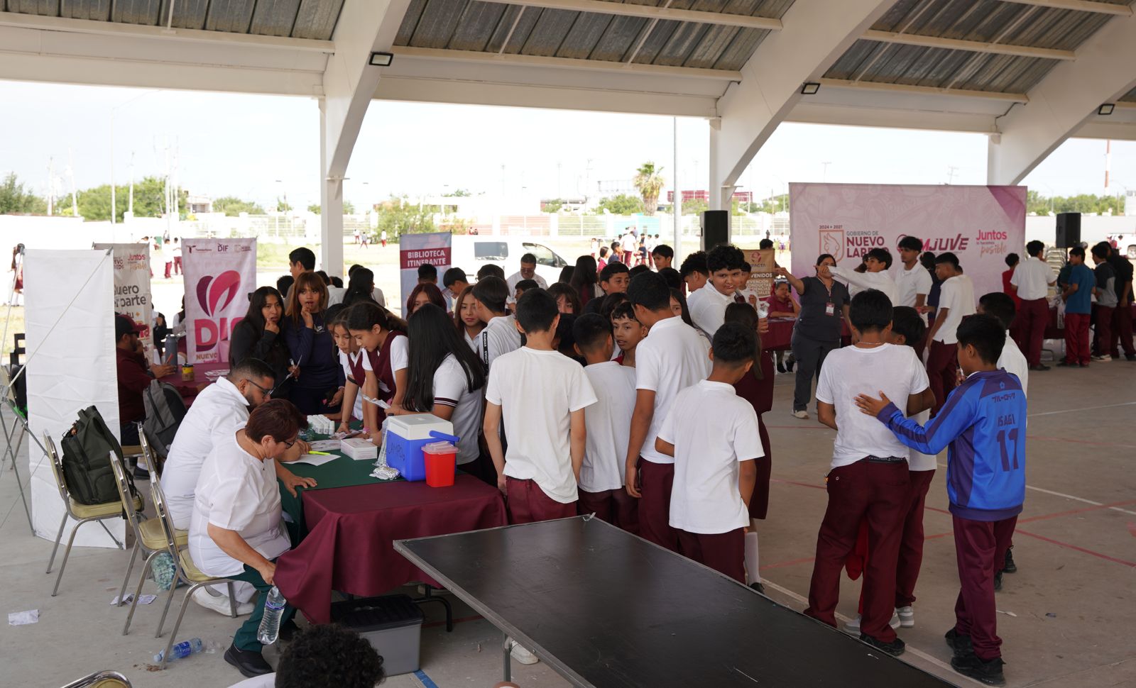 Brigada de Contacto Joven llega a la Secundaria Tcnica 95 en Villas de San Miguel