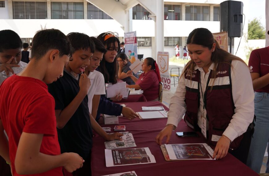Brigada de Contacto Joven llega a la Secundaria Técnica 95 en Villas de San Miguel