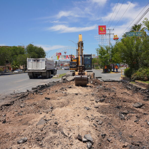 Comienzan los trabajos de modernización de la avenida…