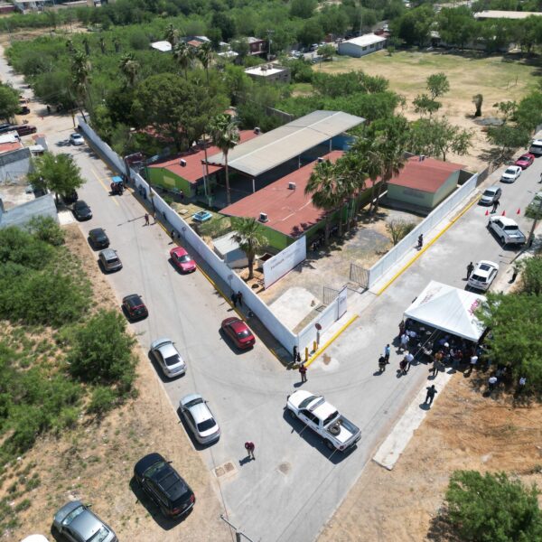 Inauguración de infraestructura educativa en Nuevo Laredo por la alcaldesa Canturosas