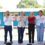Inauguración de infraestructura educativa en Nuevo Laredo por la alcaldesa Canturosas