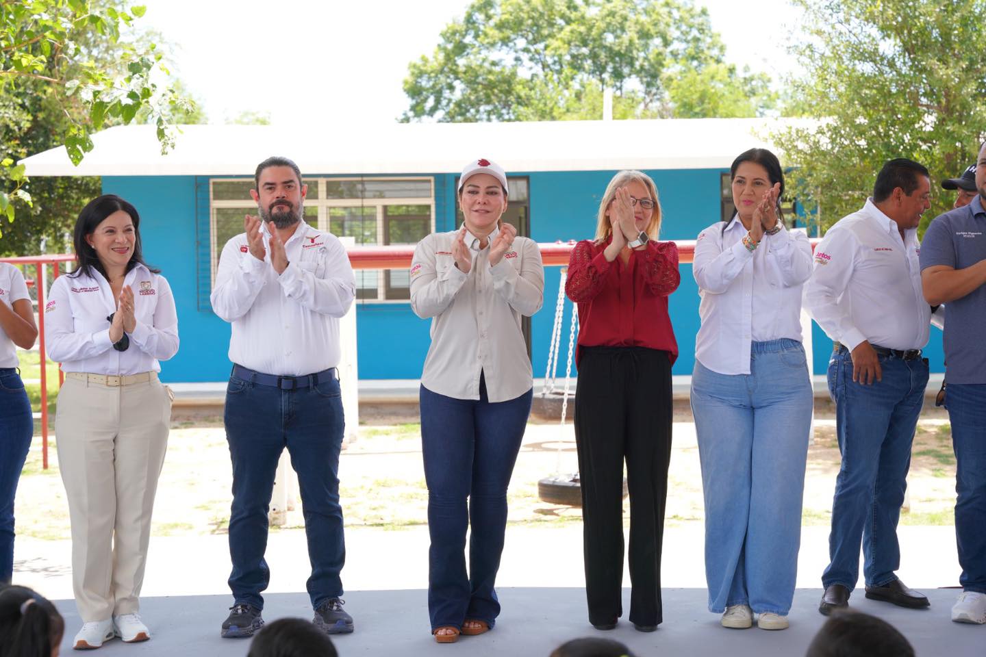 Inauguracin de infraestructura educativa en Nuevo Laredo por la alcaldesa Canturosas
