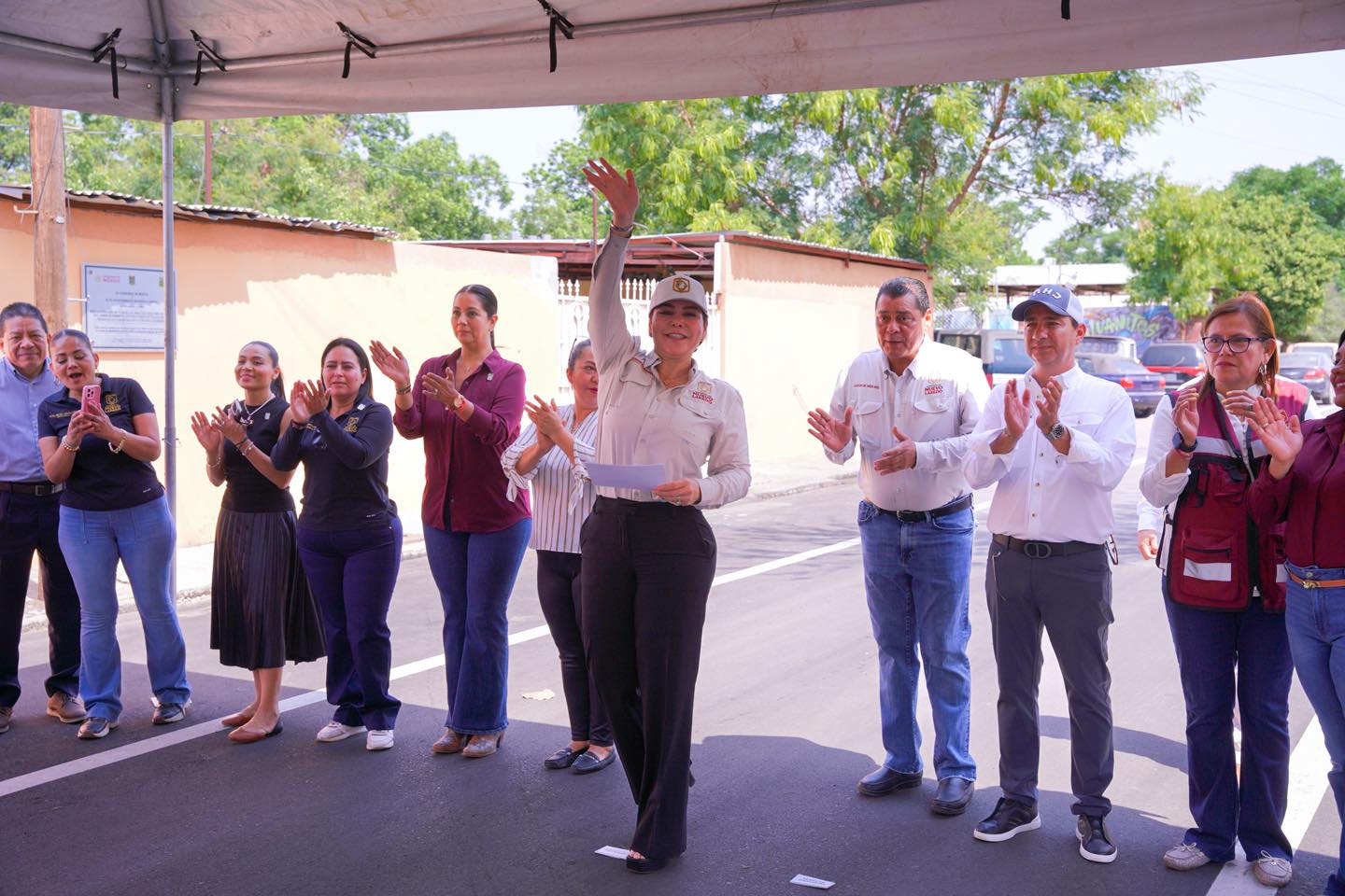 rehabilitacin del parque Morelos y calle Lerdo de Tejada en Nuevo Laredo