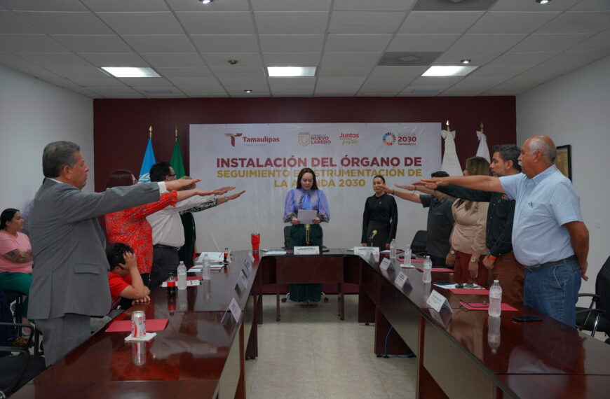 Alcaldesa instala y toma protesta a órgano de seguimiento para el desarrollo sostenible de Nuevo…
