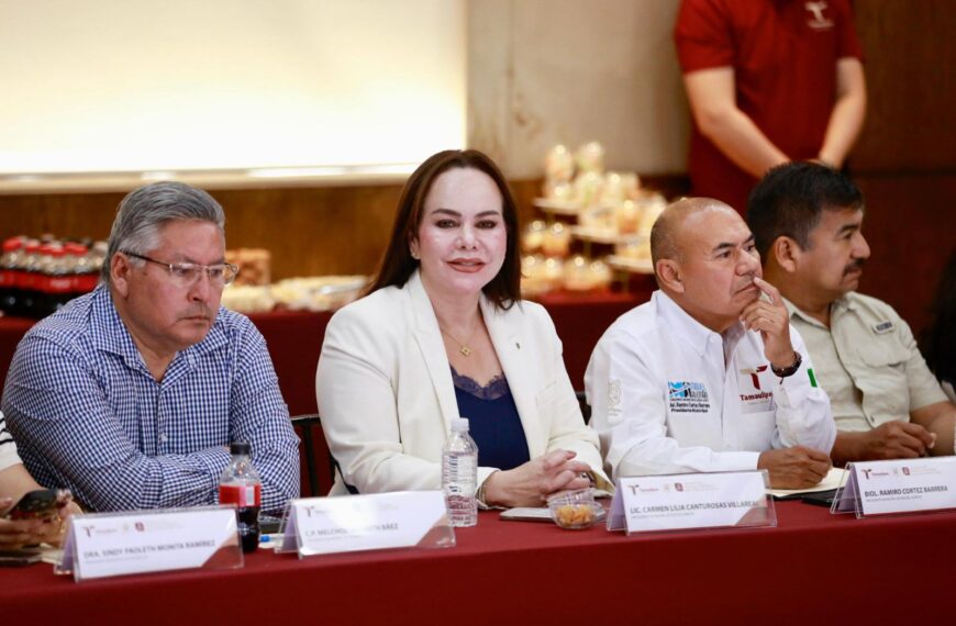 Autoridades revisan avances de obras hidráulicas en Nuevo Laredo