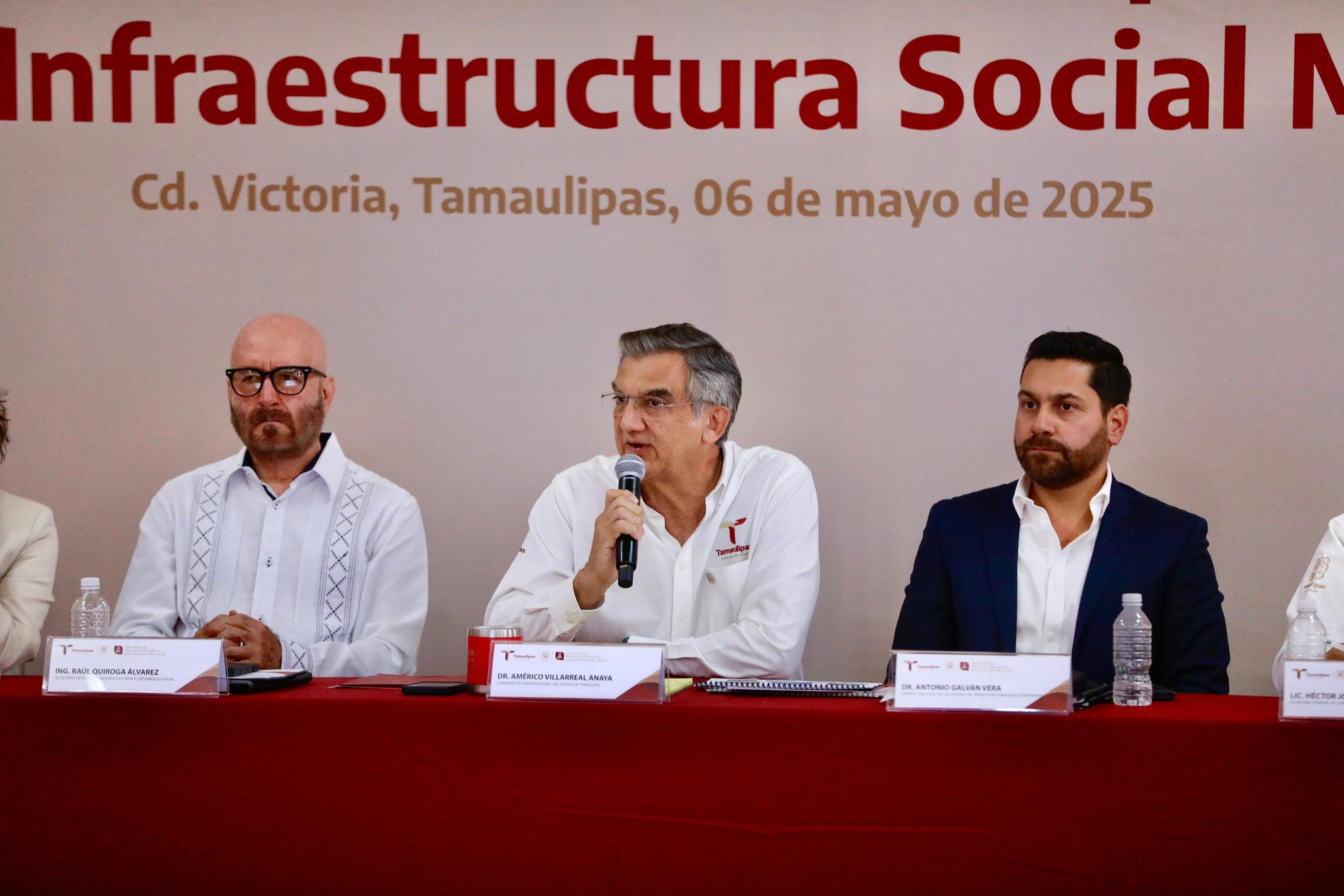 Autoridades revisan avances de obras hidrulicas en Nuevo Laredo