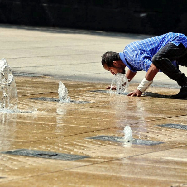 ola de calor en Laredo con zonas > 43 °C