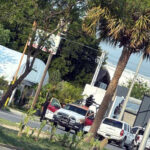 Zona acordonada tras ataque en Ciudad Victoria frente a restaurante