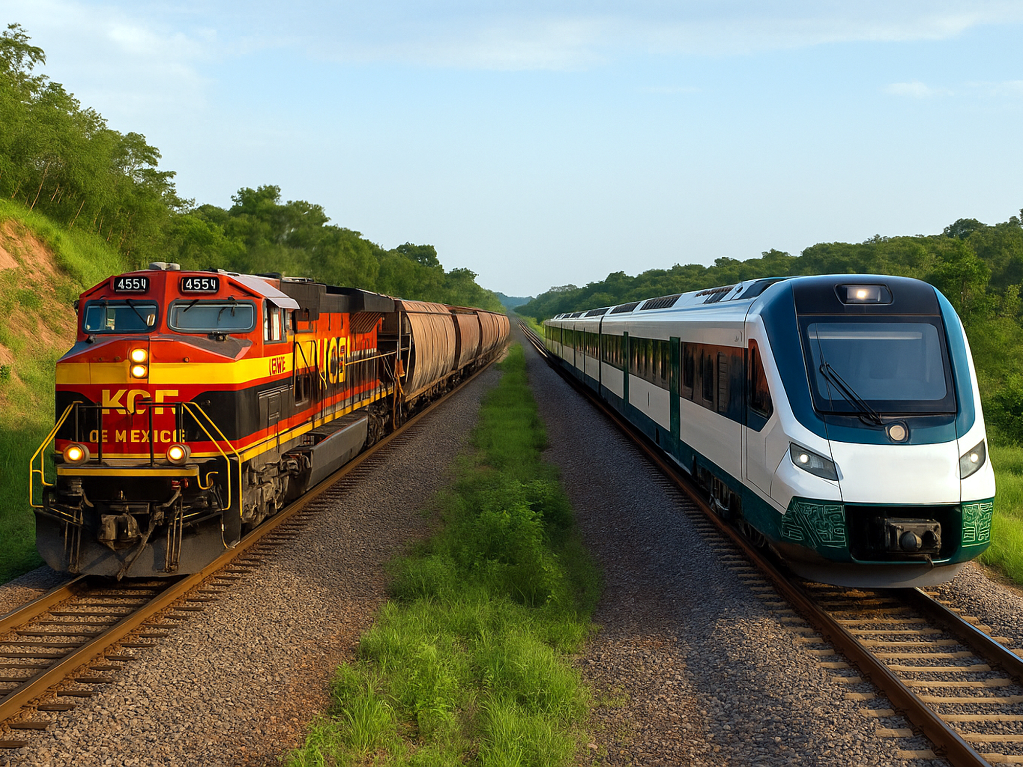 Ingeniería básica del tren Saltillo–Nuevo Laredo con avance del 96 %