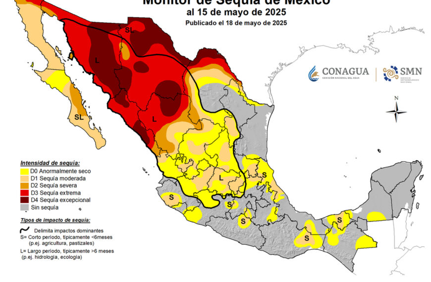 Sequía Nuevo Laredo en nivel extremo según reporte de Conagua
