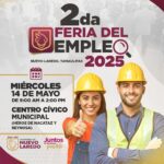 feria del empleo 2025 en el centro cívico de Nuevo Laredo
