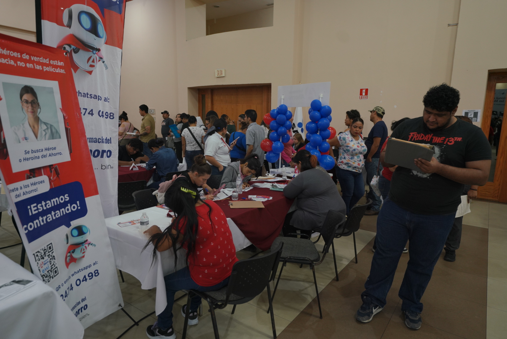 Feria de Empleo Nuevo Laredo 2025 en Centro Cívico Carlos Cantú Rosas con empresas participantes