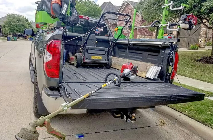 Herramientas de jardinería aseguradas para prevenir robos en Laredo Texas