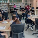 Alumnos de la escuela Cosme Pérez viven un recreo divertido en la Infoteca