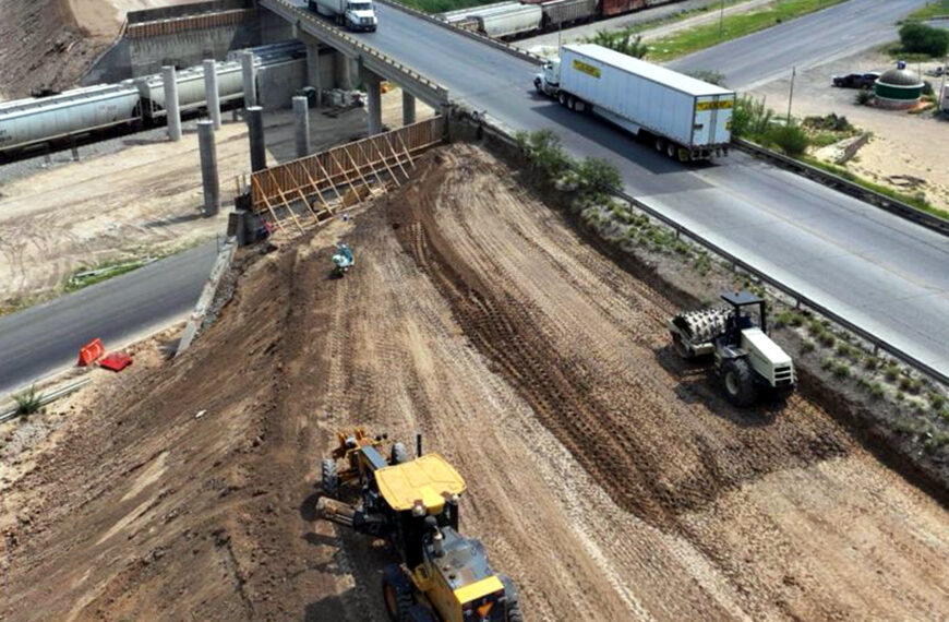 Obras de infraestructura en Nuevo Laredo contrastan con peajes en Colombia NL