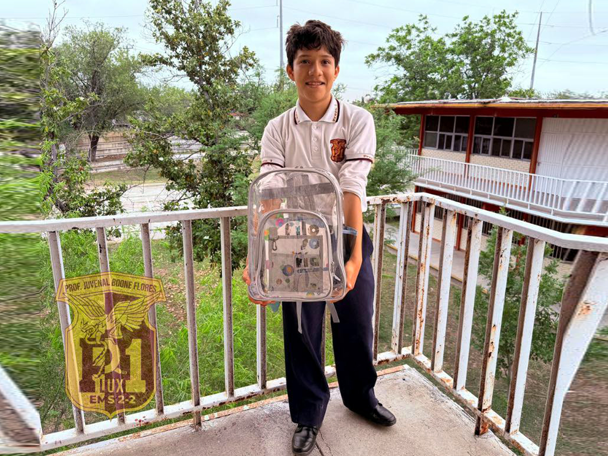 Mochilas transparentes en preparatoria de Nuevo Laredo como medida de seguridad escolar